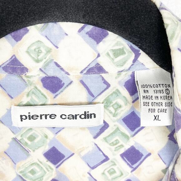 Vintage Pierre Cardin Short Sleeve Shirt XL - Picture 6 of 6
